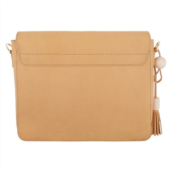 Aarikka Helle  women's Cream Tan leather Shoulder crossbody Bag - Picture 2 of 12